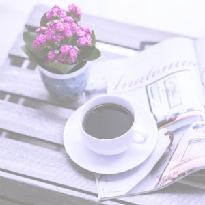 花とコーヒー2