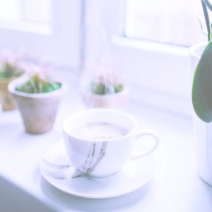 観葉植物とコーヒー4