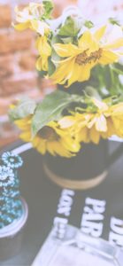 カフェに飾られたひまわり1