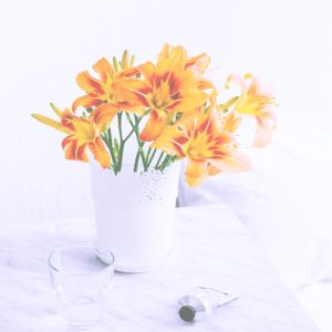 オレンジのゆり1