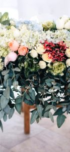 ウエディング会場の花1