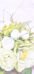 ウエディングの白いブーケ1