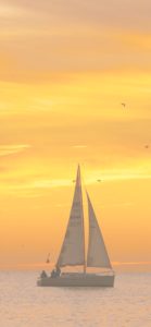 ヨットとサンセット2