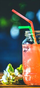 花とオレンジジュース2