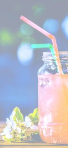 花とオレンジジュース1