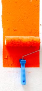 オレンジのペインティング2