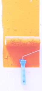 オレンジのペインティング1