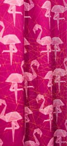 フラミンゴのカーテン1