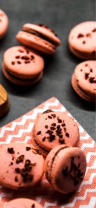 ピンクのマカロン1