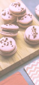 ピンクのマカロン4