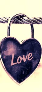 ハートの南京錠1