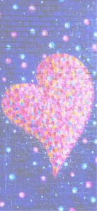 壁のハートアート2