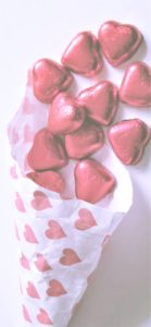 赤いハートのチョコ2