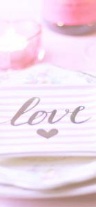 バレンタインのテーブル