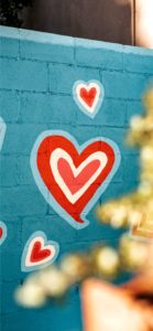 壁に書かれたハート1