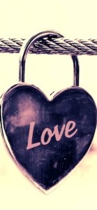 ハートの南京錠1