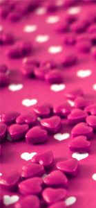 ピンクのハートキャンディ1