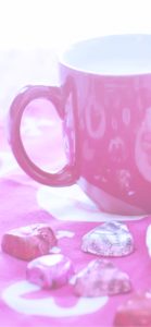 カップとハートのチョコレート2