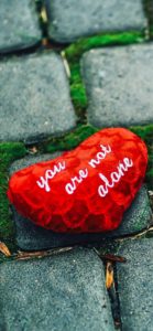 石畳の道とハート2