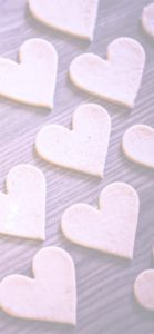 ハートのクッキーのたね1