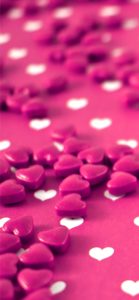 ビビットピンクのハート1