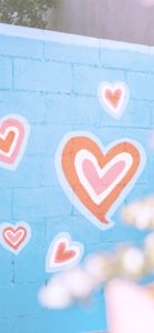 壁に書いたビビットハート2