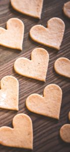 ハート型のクッキーたね1