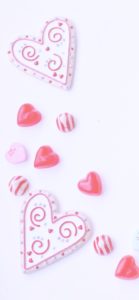 白いハートのクッキー2