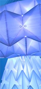 紫の光のオブジェ2