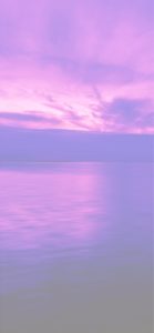 紫色の空と海1