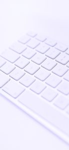 白いキーボード2