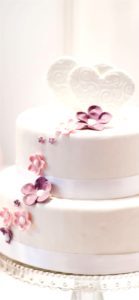 白いデコレーションケーキ