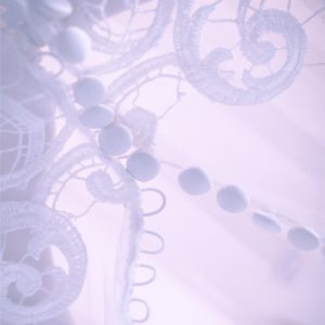 白いレースとくるみボタン2