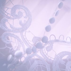 白いレースとくるみボタン2