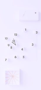 壁のアート時計2