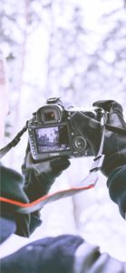 雪景色を撮るカメラ