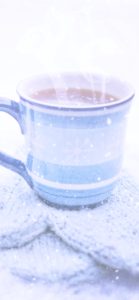 雪の中のホットチョコレート2