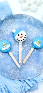 雪だるまのチョコレート