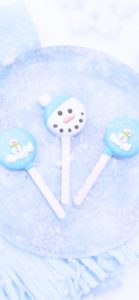 雪だるまのチョコレート2