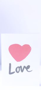 ハートのカード