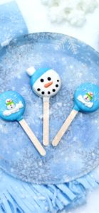 雪だるまのチョコレート1