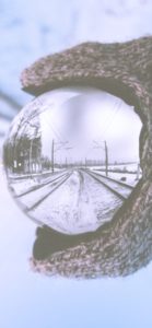 ガラスの中の線路1