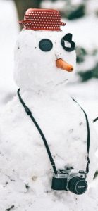 カメラと雪だるま2