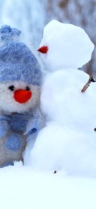 雪だるまと雪だるまのぬいぐるみ2