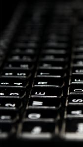 黒いキーボード2