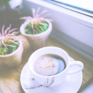 観葉植物とコーヒー4