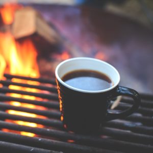 たき火とコーヒー1