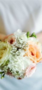 パステルオレンジのブーケ1