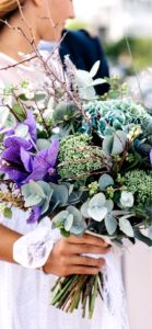 淡い紫のブーケ1