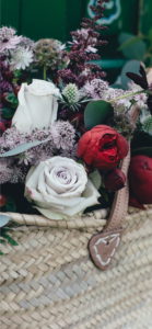 カゴに入れた花3